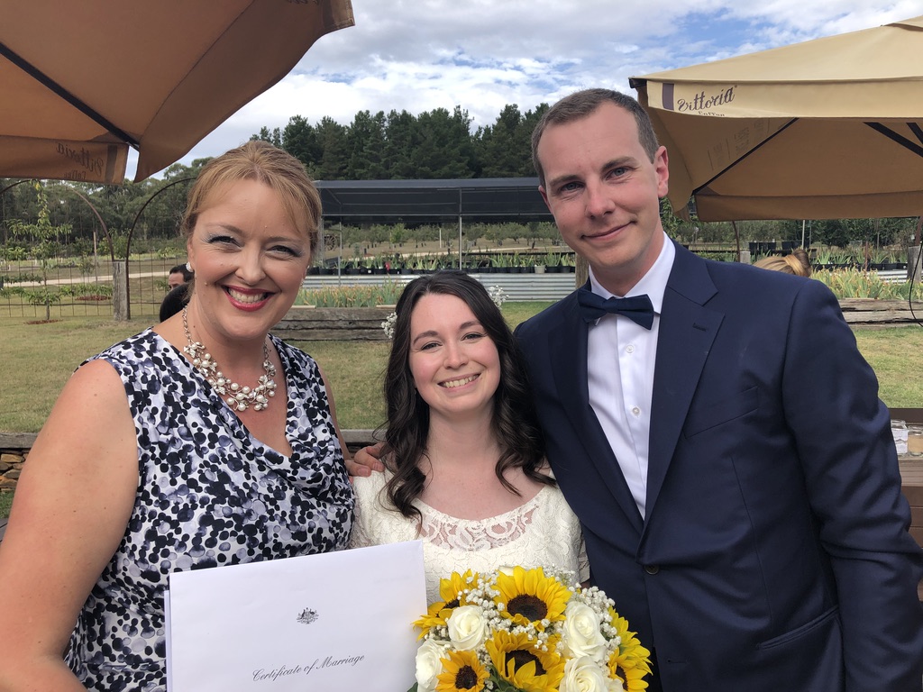 Samantha and Andrew's BeeKeepers Inn Wedding with Tanya McDonald Marriage Celebrant