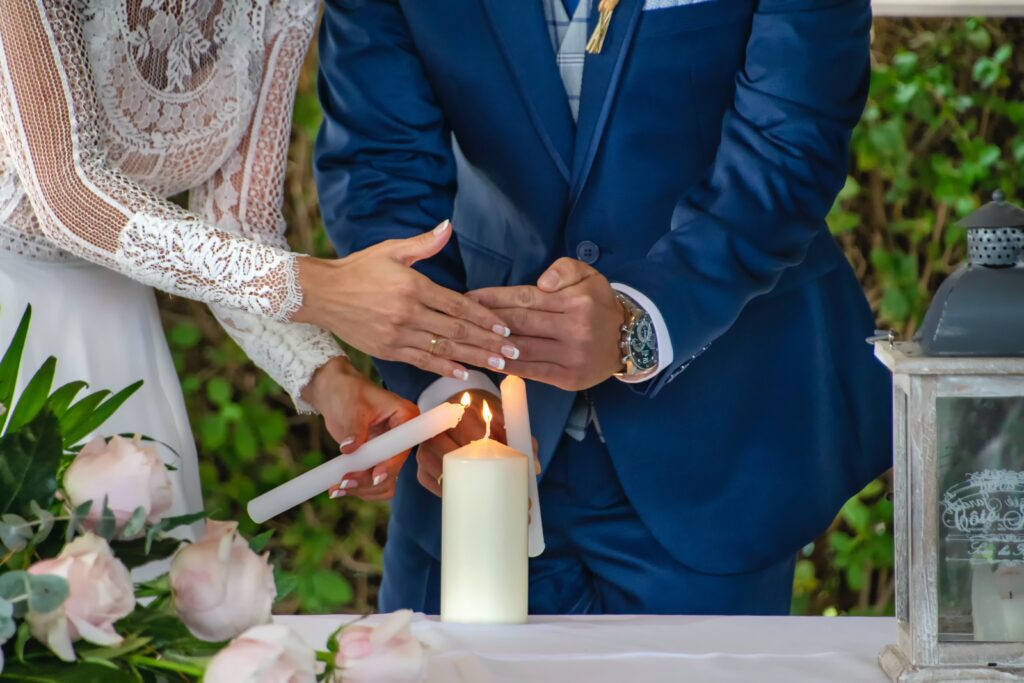 Unity Candle Wedding Ritual with Tanya McDonald Marriage Celebrant