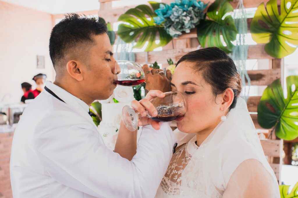 Wine ceremony wedding ritual